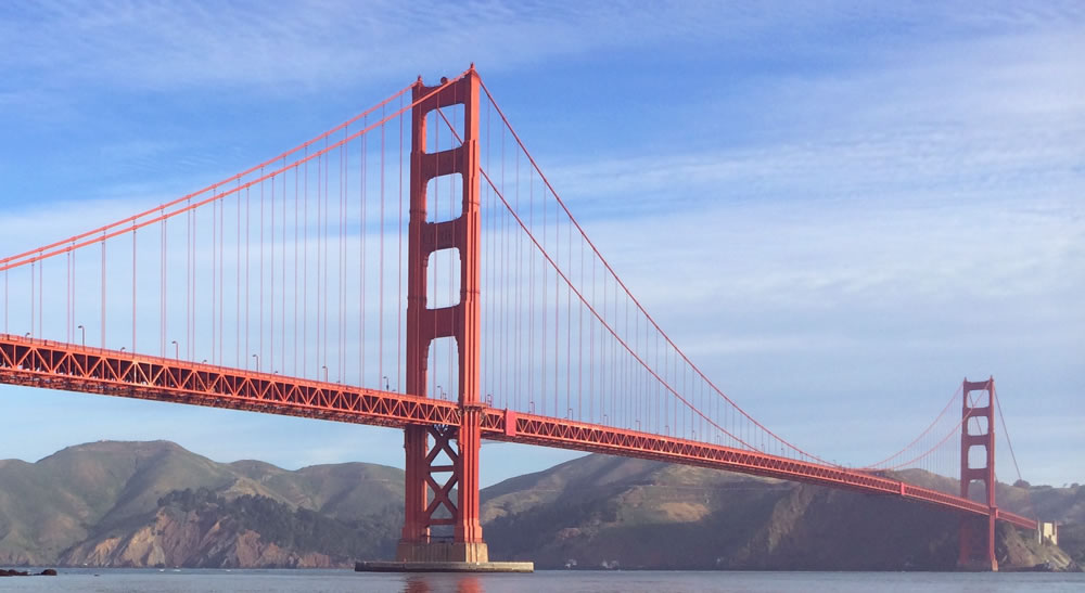The Golder Gate Bridge